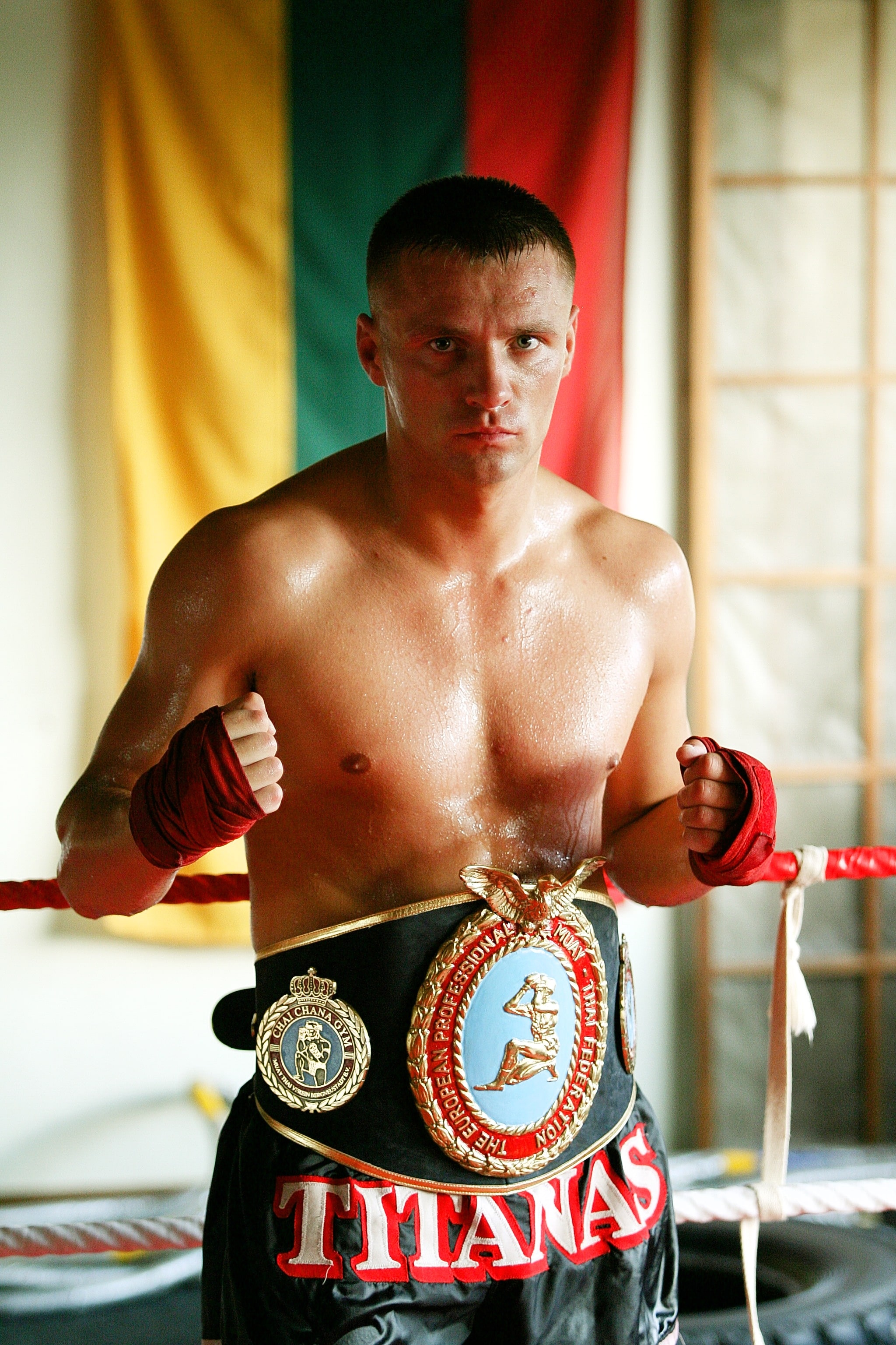 Romas Klimavicius European Muay Thai Champion